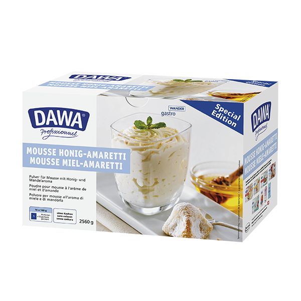 Dawa Mousse Miel-Amaretti