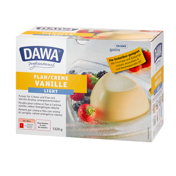 Dawa Flan Light Vanille