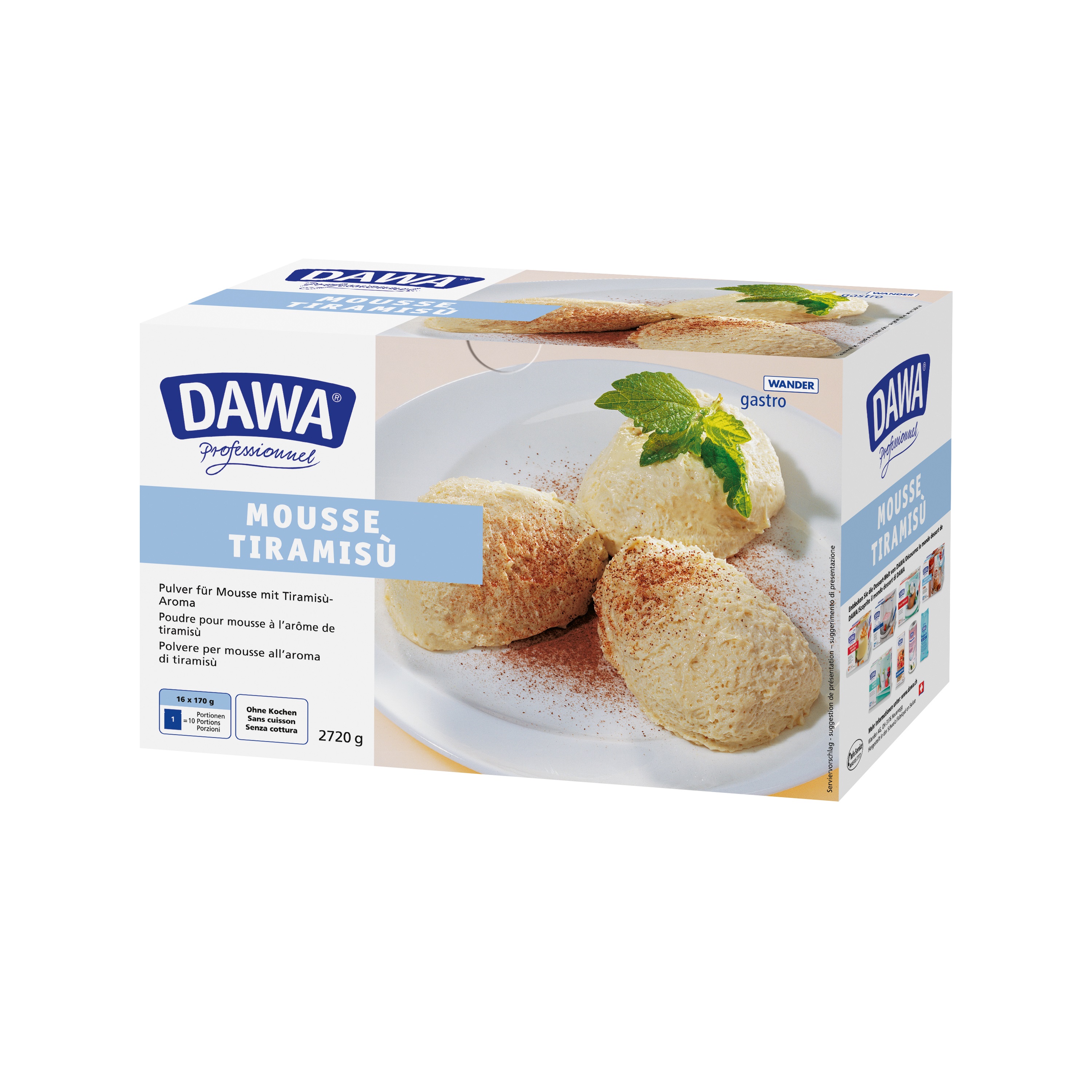 Mousse tiramisu Dawa