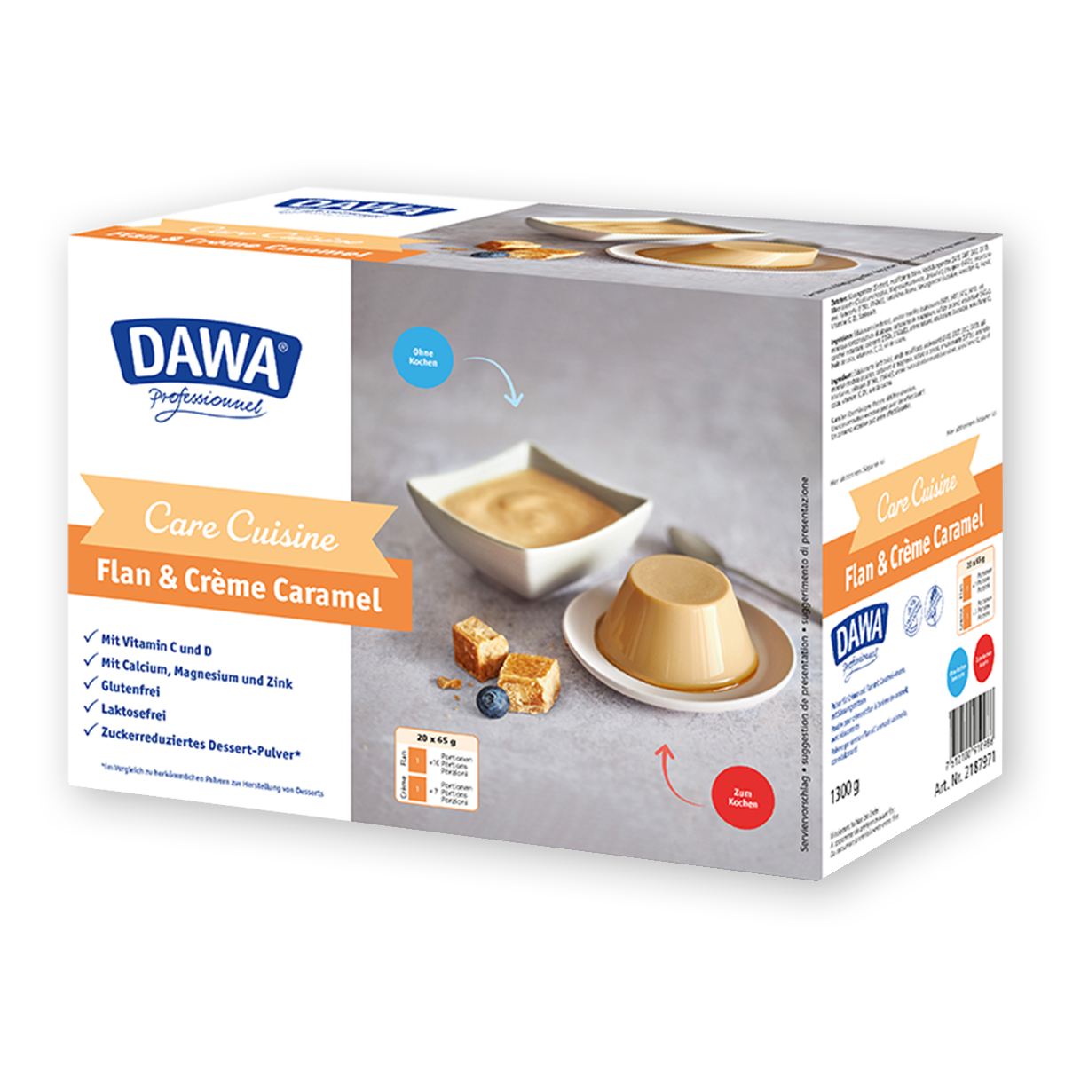 DAWA Cuisine Care Flan & Crème Caramel
