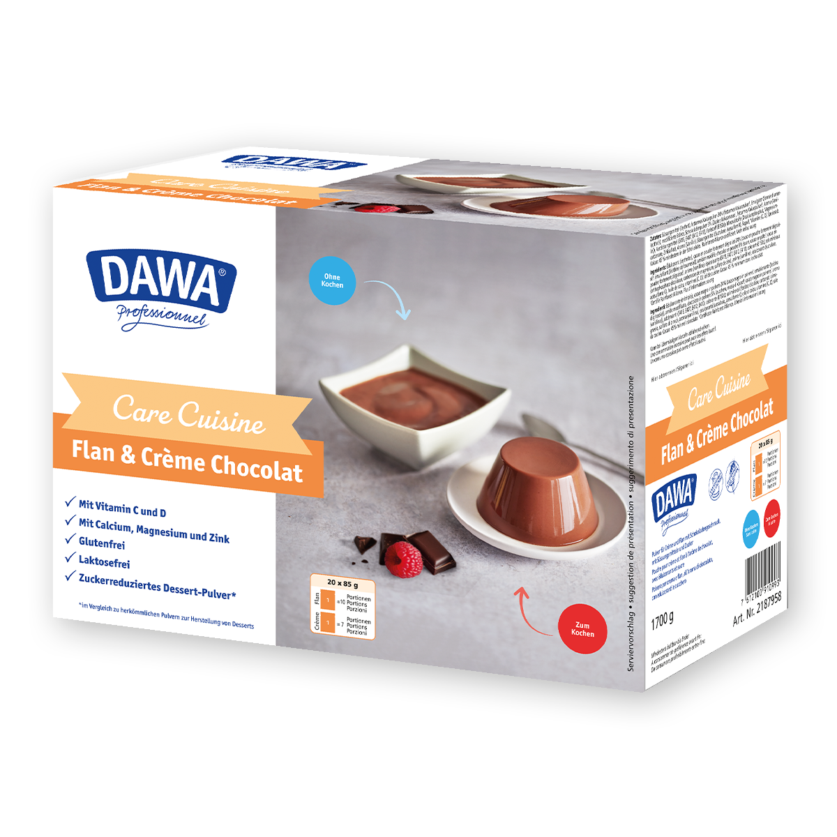 Cuisine Care Flan & Crème Chocolat