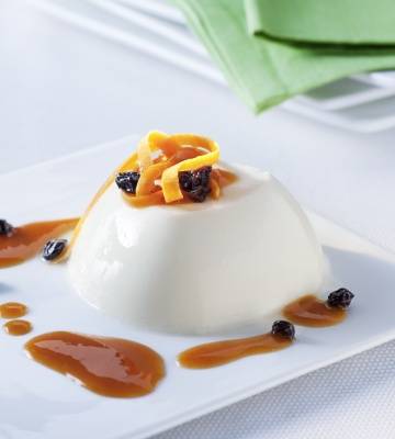 Blanc Manger mit Rüebli-Streifchen