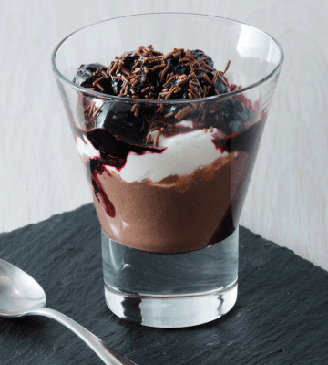 Coupe chocolat-cerise