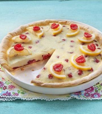 Himbeer- Zitronen-Tarte