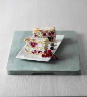 Millefeuille aux baies