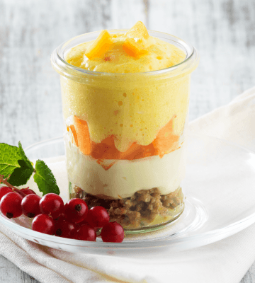 Coupe cheesecake à l’abricot