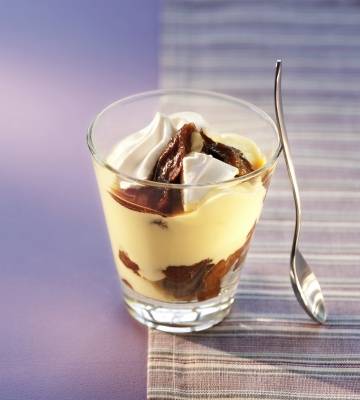 Vanille-Dörrpflaumen-Trifle