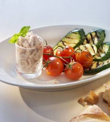 Mousse à la tomate et au basilic