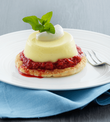 Tartelette vanille-framboise