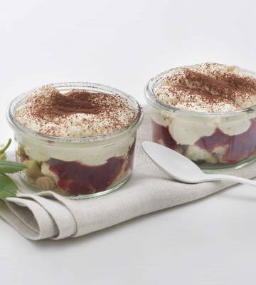 Zwetschgen-Preiselbeer Tiramisu