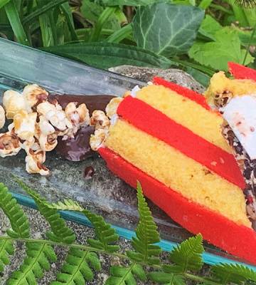 Popcorn Zuckerwatte Mousse im Kinotraum