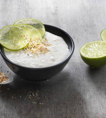 Exotischer Limetten-Cheesecake mit Guetzli-Twist