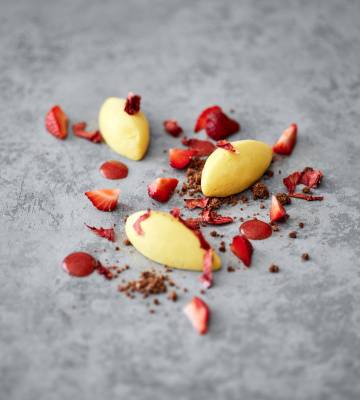 getrocknete Erbeeren