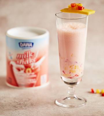 Dawa Mango- Erdbeere Milkshake