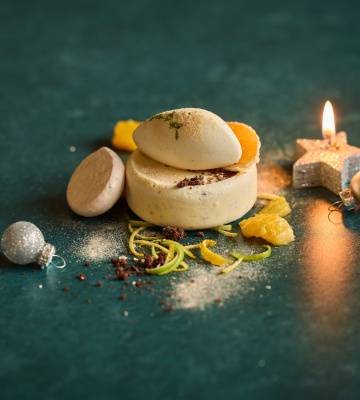 Dawa Mousse Limette mit Zimt-Mascarpone-Crème 