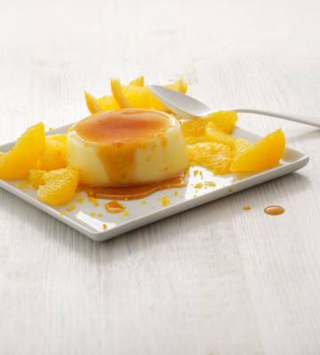 Orangen-Caramel-Flan