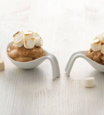 Espresso-Mousse mit Marshmallows