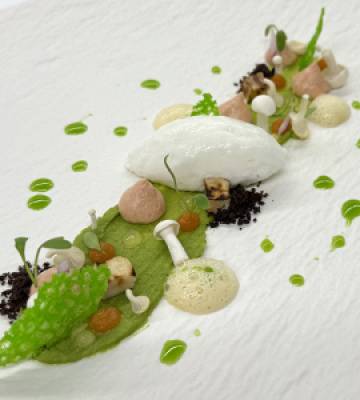 Sommerwiese auf dem Teller