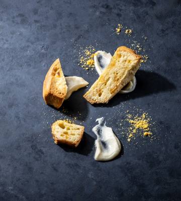 Gâteau à la courge avec sauce à la crème