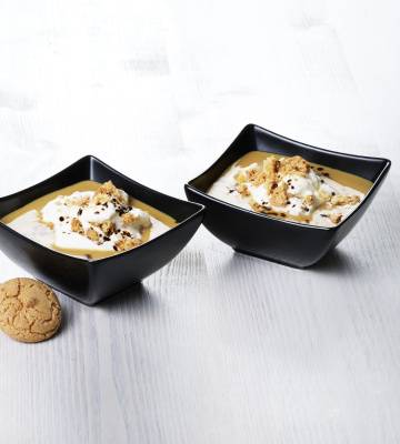 Crème brûlée au café