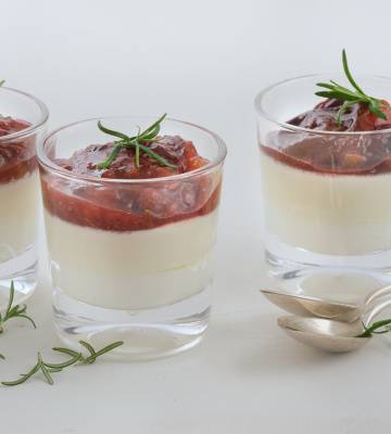 Zwetschgen-Quark-Panna Cotta   